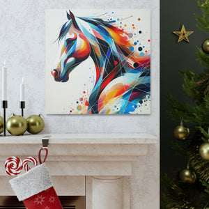 Abstract Horse Art 1 Canvas