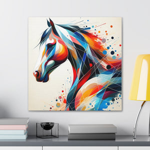 Abstract Horse Art 1 Canvas