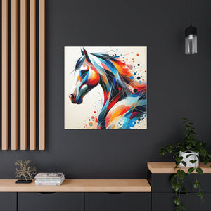 Abstract Horse Art 1 Canvas