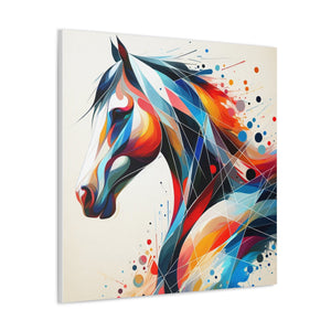 Abstract Horse Art 1 Canvas