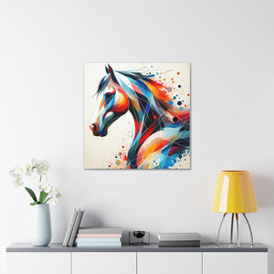 Abstract Horse Art 1 Canvas