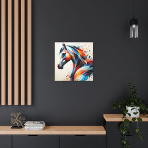 Abstract Horse Art 1 Canvas