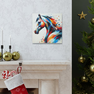 Abstract Horse Art 1 Canvas