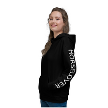 Load image into Gallery viewer, Horselover printed sleeve hoodie