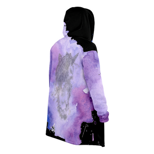 Purple horse print cloak