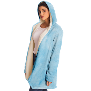 Blue sky horse print cloak