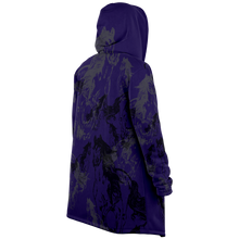 Load image into Gallery viewer, Blue horse print cloak