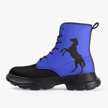 Load image into Gallery viewer, Rearing horse Leather Boots