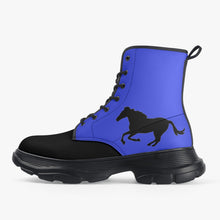 Load image into Gallery viewer, Galloping horse Leather Boots