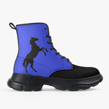 Load image into Gallery viewer, Rearing horse Leather Boots