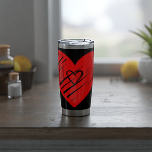 Peace, love, horse insulated 20oz tumbler