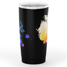 Load image into Gallery viewer, Multicolor Horse Head Insulated Tumbler - black