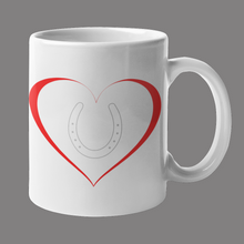 Load image into Gallery viewer, Mug - Horseshoe in heart