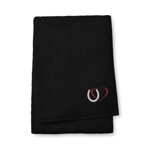 Horseshoe Love cotton towel