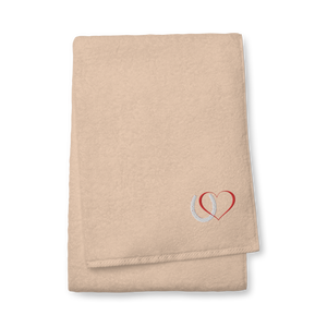 Horseshoe Love cotton towel