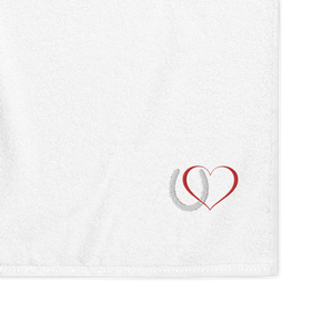 Horseshoe Love cotton towel