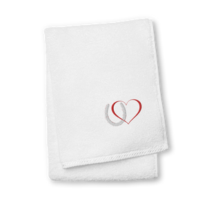 Horseshoe Love cotton towel