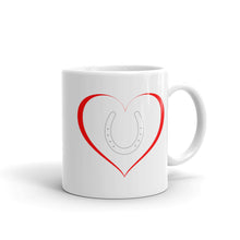 Load image into Gallery viewer, Mug - Horseshoe in heart